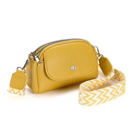 Dumpling-formet skulderveske, med sin brede skulderstropp, perfekt for pendling, stevnemøter og shopping.