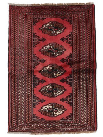 Pequeño Turkaman Alfombra 80X116 Lana