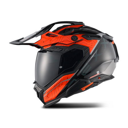 Casque Adventure Nexx X.WED3 Furka Orange/Gris S