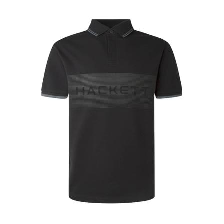 Hackett, Polo Shirts Czarny, Mężczyzna, Rozmiar: S
