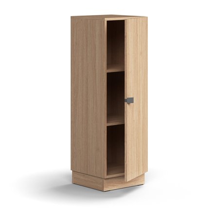 Schrank QBUS, 1257x400x420 mm, Eiche