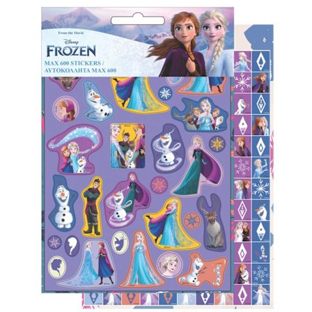 Disney Frost Glamor 600-bitar klistermärke set