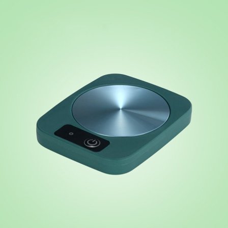 Krusvarmer, 16W effekt Kopvarmer, Stor varmeplade - Grøn