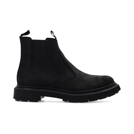 Adieu Paris, Suede Chelsea boots Zwart, Heren, Maat:39 EU