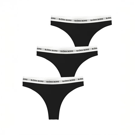 Björn Borg Logo Thong 3‐pack Multipack
