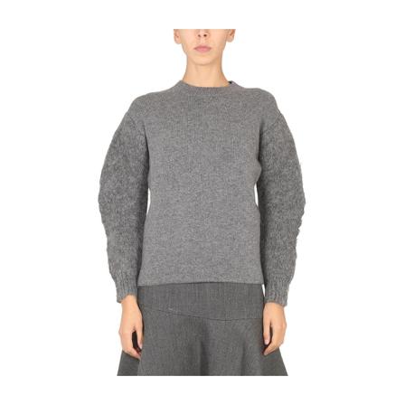 Jil Sander Wool Jersey. Grå, Dame Striktrøjer, Størrelse: XS