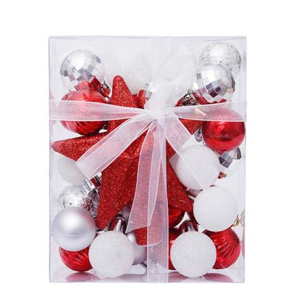 Juldekorationer 3cm Set 30 Julkula Gran Topp Star Gi