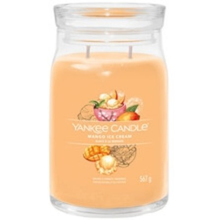 Yankee Candle - Mango Ice Cream Signature Candle ( mangová zmrzlina ) - Vonná svíčka 368.0g