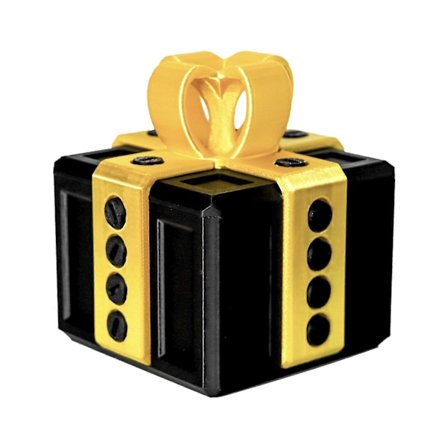 3D-printet Skrueboks Spøk - Morsom Julegaveeske med Skruer for Irriterende Spøkegaver