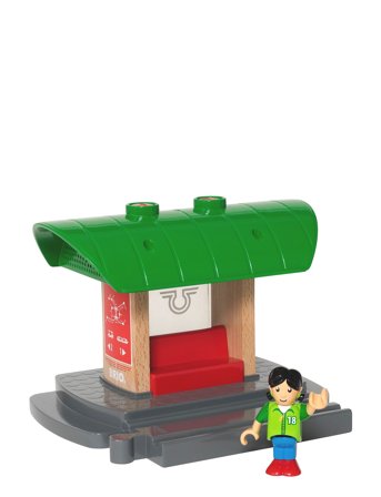 Brio 33840 Togstation Med Lydoptager Patterned BRIO