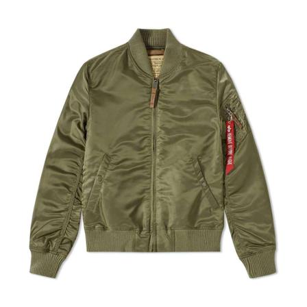 Alpha Industries, Ma-1 VF 59 Flight Jacket Groen, Heren, Maat:M