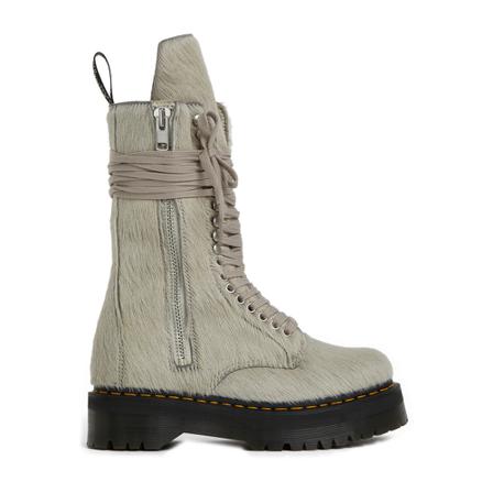 Rick Owens, Lace-up Boots Wit, Dames, Maat:40 EU