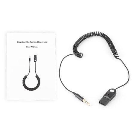 Bil USB Bluetooth 5.0 Adapter Audiomottagare HIFI för Handsfree Navigering Röstutsändning
