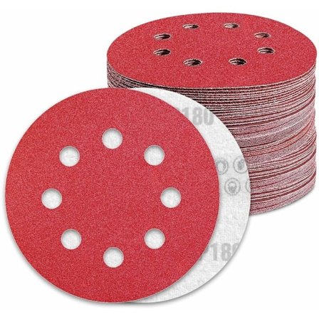 Hiomakiekko 125 mm hiekkapaperi 180 grittiä 50 kpl hiomakiekko