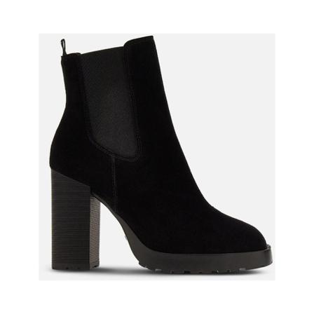 Hogan Heeled Laarzen , Zwart , Dames , Maat: 40 EU Enkellaarsjes