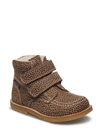 Hand Made Low Boot Talvikengät Tarroilla Ruskea Arauto RAP
