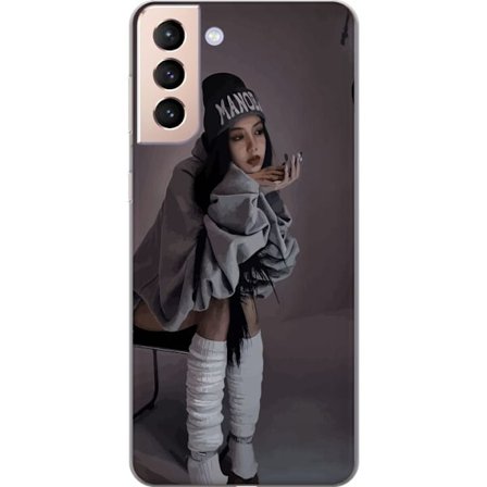 Yhteensopiva Puhelinkuori Samsung Galaxy S21 Lisa Blackpink K-pop Idol Musiikki