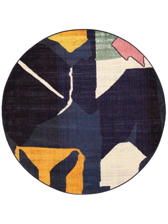 Small Halle Rug - Blue Ø 150 Modern Style