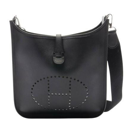 Hermès Vintage Hermes 2 Doo Pm Shoulder Väska svart, Dam Vintage Väskor, Dam, Storlek: ONE SIZE