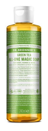 Dr. Bronner's All-One Magic Soap Green Tea 240 ml, Tøj & Bolig, Husholdning, Rengøring