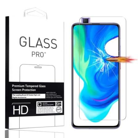 til Xiaomi Poco F2 Pro beskyttelsesfilm i hærdet glas [1 pc] Anti-støv berøringsglas Boblefri skærmbeskytter