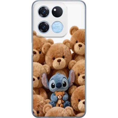 Kompatibel Mobilcover til OnePlus OnePlus Ace Racing Sød og sikker illustration med Stitch omgivet af bamser, der skaber en varm og legende følelse