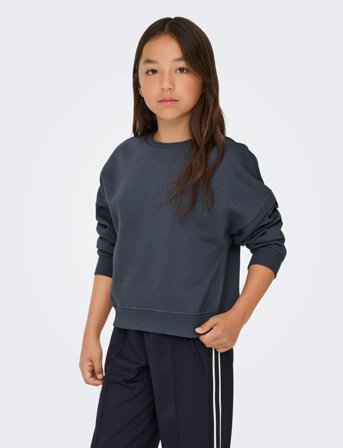 Kids Only Kogsweat L/S Crew Oversize Swt Noos - Blue - 110-116