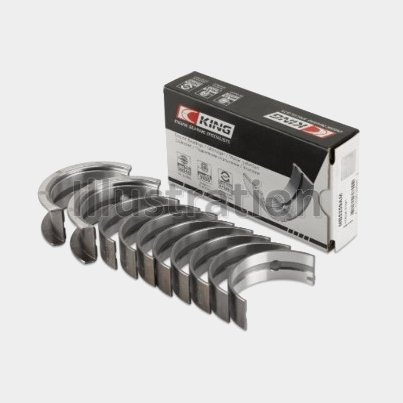 Main bearing set, undersize (0.1"), for Ford V8 460" (370-460")