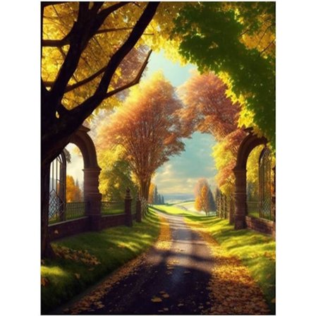 Autumn Park 5D Diamond Art, Diamond Painting for Adults, Wall Decoration 30x40cm