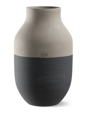 Omaggio Circulare Vase H31 Cm Antracitgrå Grey Kähler