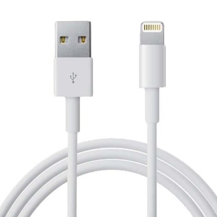 2m iPhone Hurtig opladning Lightning kabel til iPhone / iPad - Hvid