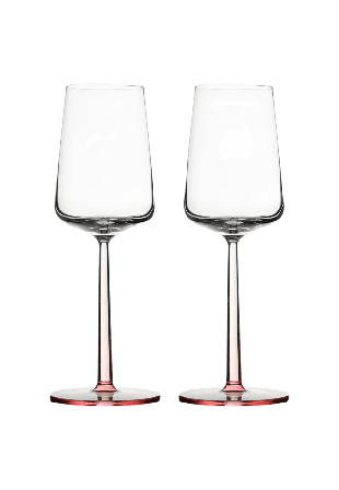 Iittala Essence vitvinsglas 33 cl ros 2-pack Glas Rosa