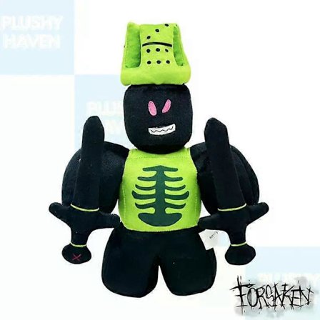 Roblox Forsaken 1x1x1x1 Plys 10" Spilfigur 25cm Fyldt Plyslegetøj