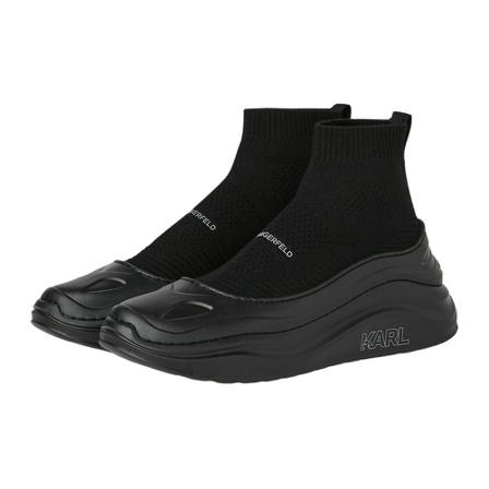 Karl Lagerfeld Chase Knit Sock Boot Sort, Herre Sneakers, Størrelse: 43 EU