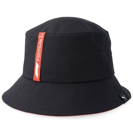 Puma - Svart bucket Hatt - F1 Logo Black Bucket @ Hatstore