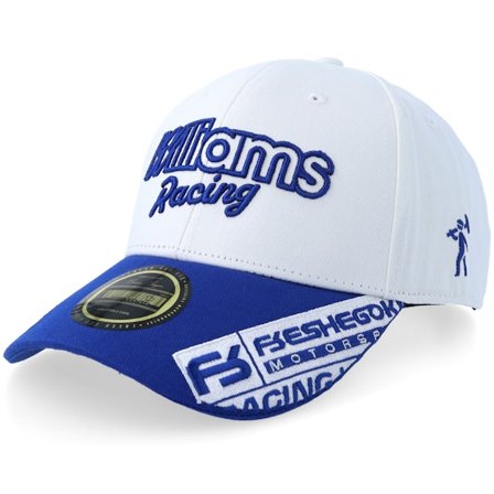 Formula One - Motor Wit adjustable Cap - Williams F1 25 X Fresh Ego Kid Celebratory White/Blue Adjustable @ Hatstore
