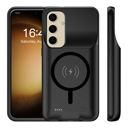 Samsung Galaxy S25+ (Plus) latauskotelolle Shell 10000mAh akkuyhteensopiva MagSafe