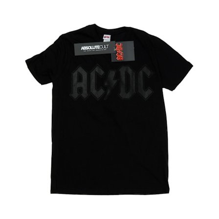 AC/DC Herr Svart Logotyp T-shirt XL Svart