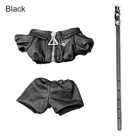 20 cm dockklädsel Plysch dockkläder SVART