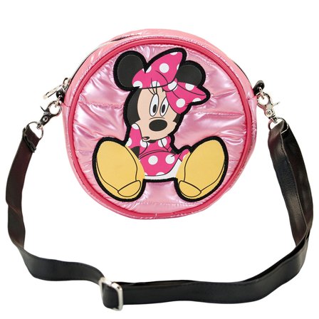 Minni Mus Rund Skulderveske Rosa