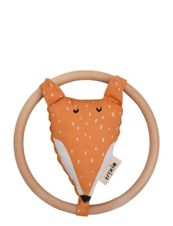 Rattle - Mr. Fox Toys Baby Toys Rattles Oransje Trixie Baby*Betinget Tilbud