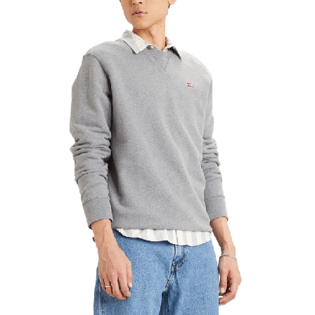 Levi's New Original Sweatshirt Tröjor Herr Grå M
