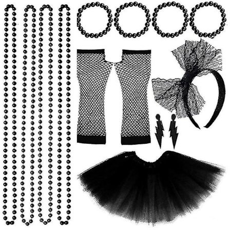 Dam 80-tals festklänning retro festklädesset