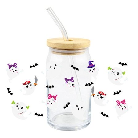 UV Dtf -siirtotarra Lasipullot Tarra Tyyli 2 Tyyli 2