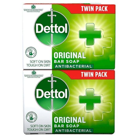 Dettol Antibakteriel Sæbebar Original Twin Pack 2 x 100g