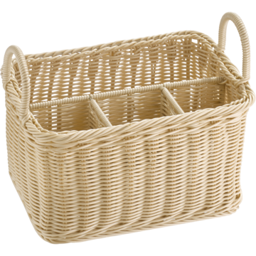 Bestikkurv 4-roms APS 26x18cm