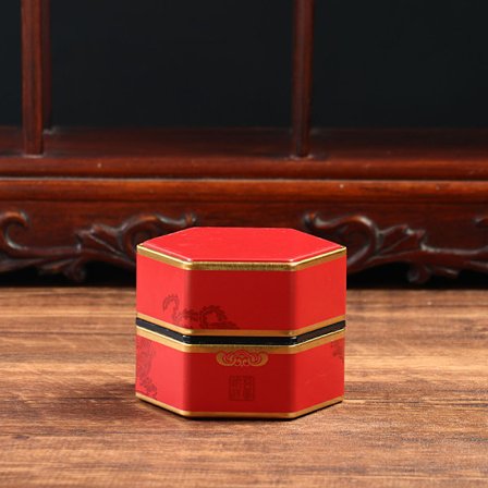 Hexagonal plåt förvaringslåda Lufttät behållare case för