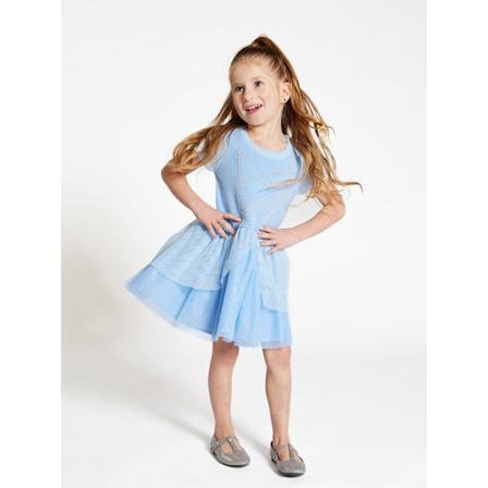 Disney Prinsesse Tiana Cosplay Kjole til Små Piger, Størrelser 12M-5T halogenblue 4t