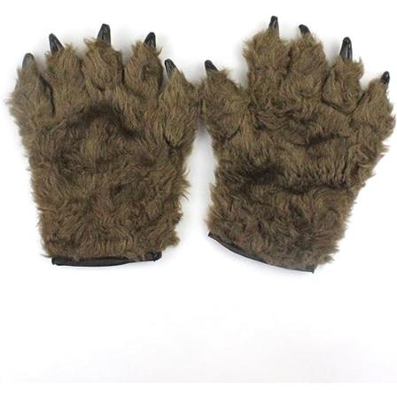 Halloween-karhun kynsi hanskat Susimies Vaatteet kauhujuhlan koristelu Pitkällä turkishahmo Eläinroolipelin rekvisiitta Musiikkikarnivalin tarvikkeet 