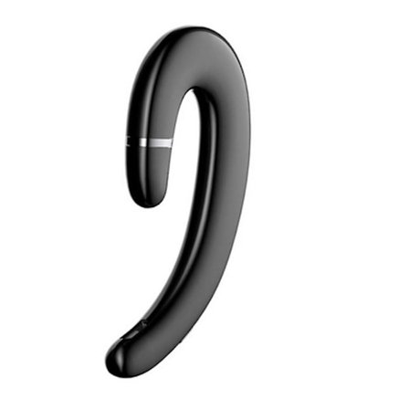 Öronkrok Bluetooth Trådlösa Hörlurar, Icke Öronpropp Headset Med Mikrofon, Enstaka Öra Brusreducerande Hörlurar Smärtfri Bärning Med Öronproppar